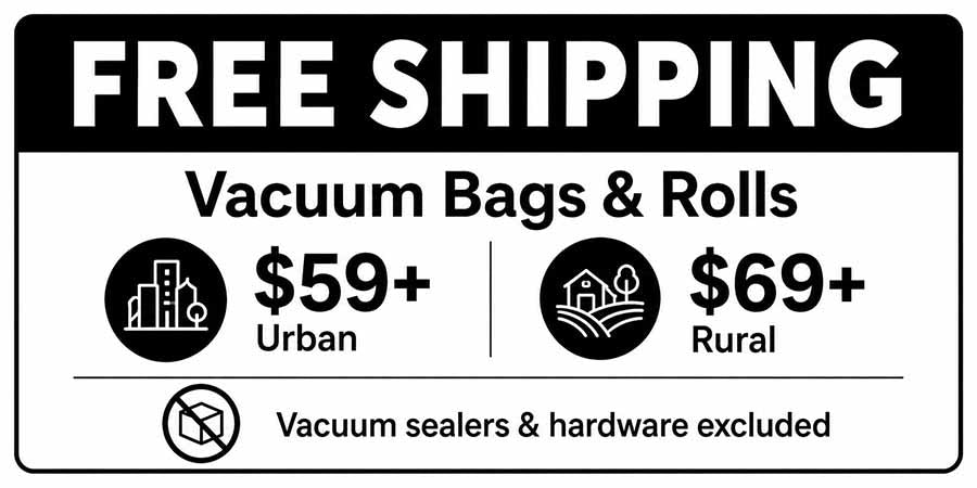 Free Shipping - Shop Online VacuumSealBags.co.nz