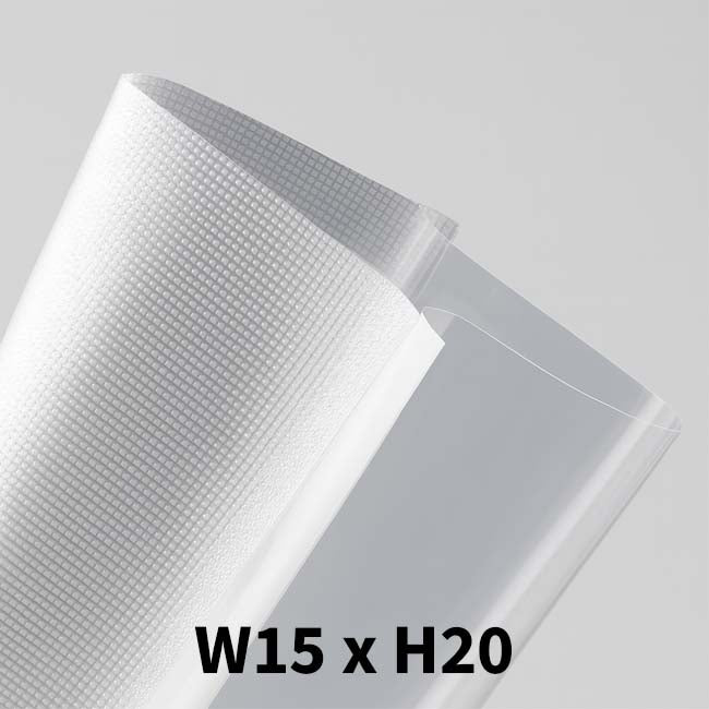 Vacuum Seal Food Bag 15cm wide 20cm high ship online vacuumsealbags.co.nz