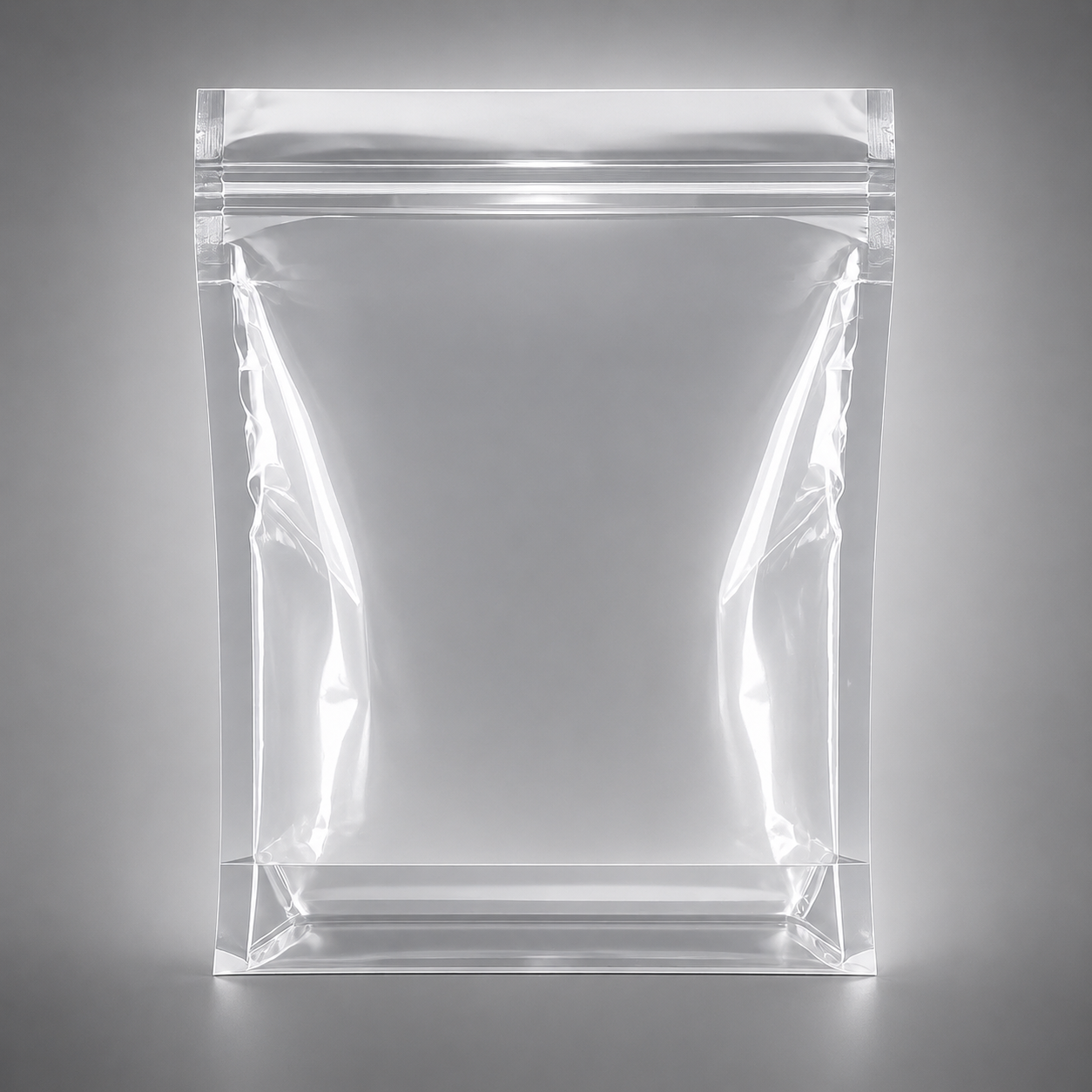 Clear zip lock PE pouch flat bottom - shop online vacuumsealbags.co.nz